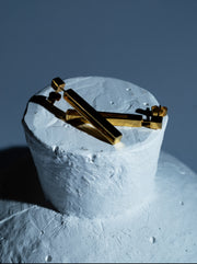 Tri Earring Gold